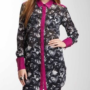 NWOT Kenneth Cole Rose Long Tunic